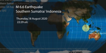 Two earthquakes rock the coast of Sumatra in Indonesia
