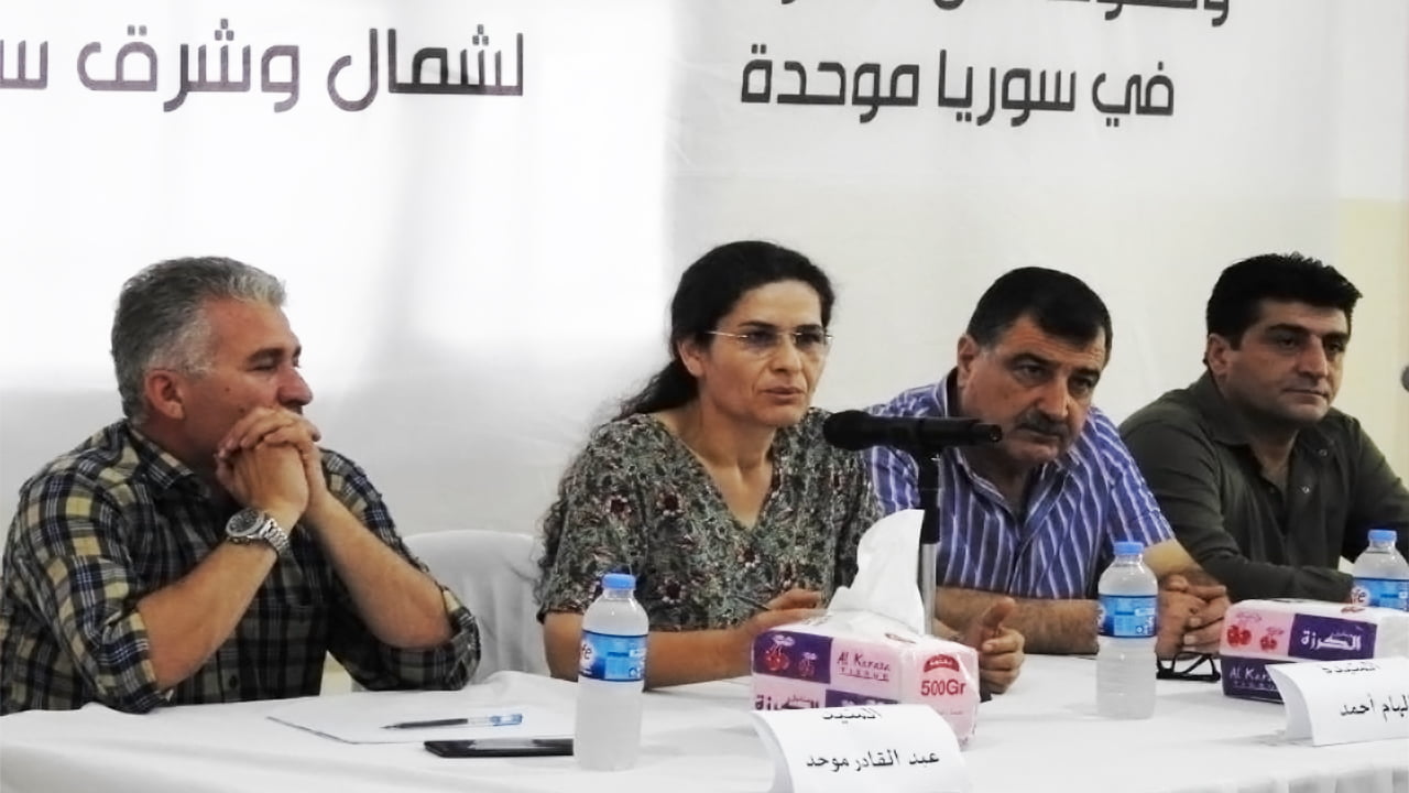 MSD Executive Board Chair İlham Ehmed: ”MSD always uses peaceful means for a solution” in Syria