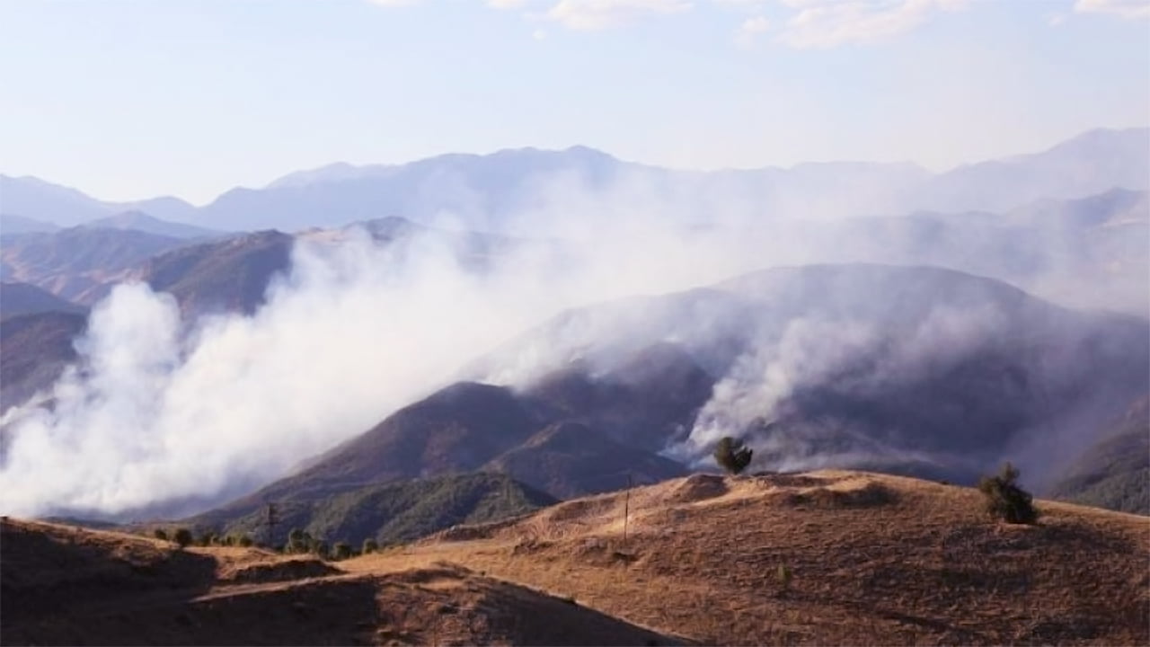 Wildfires in Mount Cudi