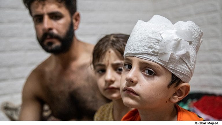 Turkish airstrikes in South Kurdistan: Family barely survives after