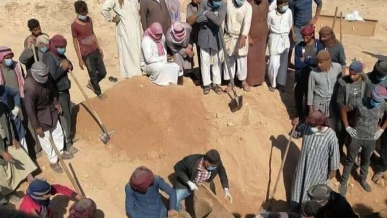 Mass grave found in Deir ez-Zor, northeast Syria