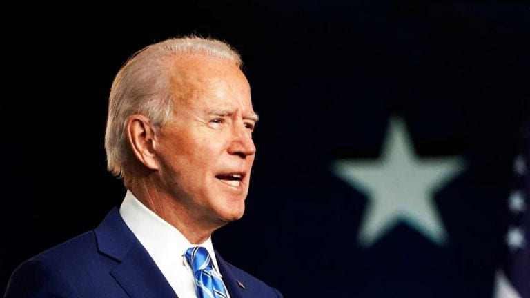 US president-elect Joe Biden addresses nation
