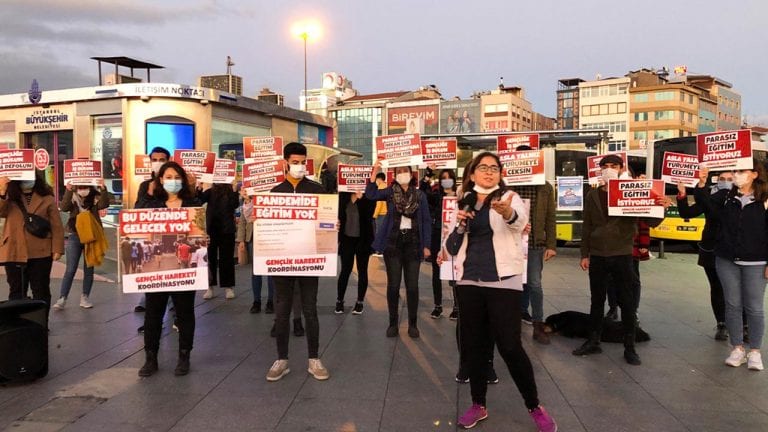 Youth Movement Coordination protests against Turkey’s education system