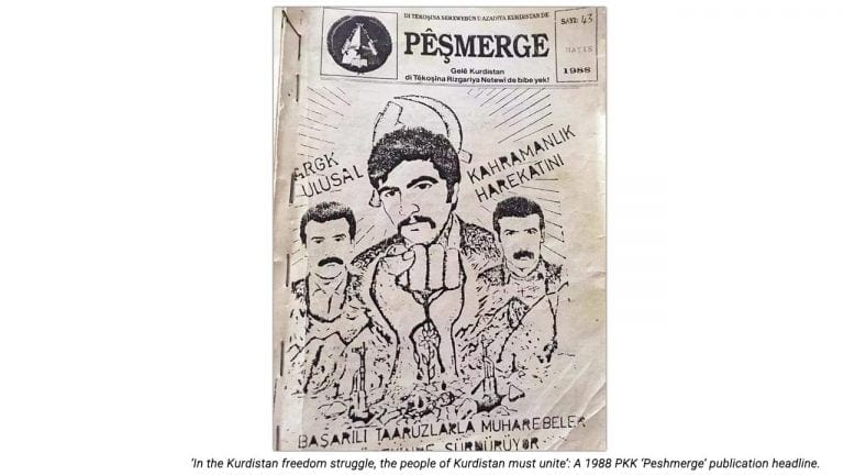 Kurdish brotherhood and the unity of the peshmerga