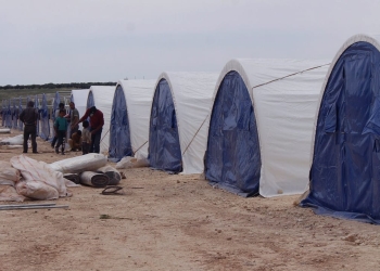 Refugees from Afrin in Serdem Refugee Camp face harsh winter conditions