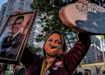 March of remembrance for Dilan Cruz in Bogotá