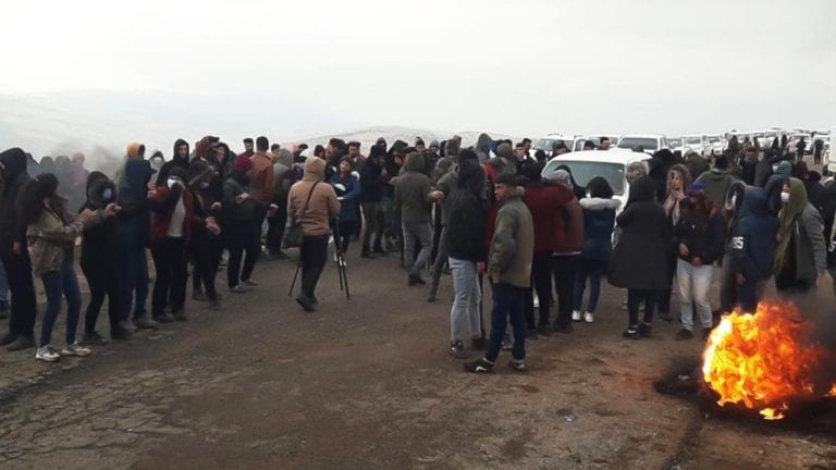 Protests against the Sinjar agreement take place across Europe, Australia and in Sinjar