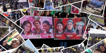 Protests held for Leyla, Fidan and Sakine in Rojava
