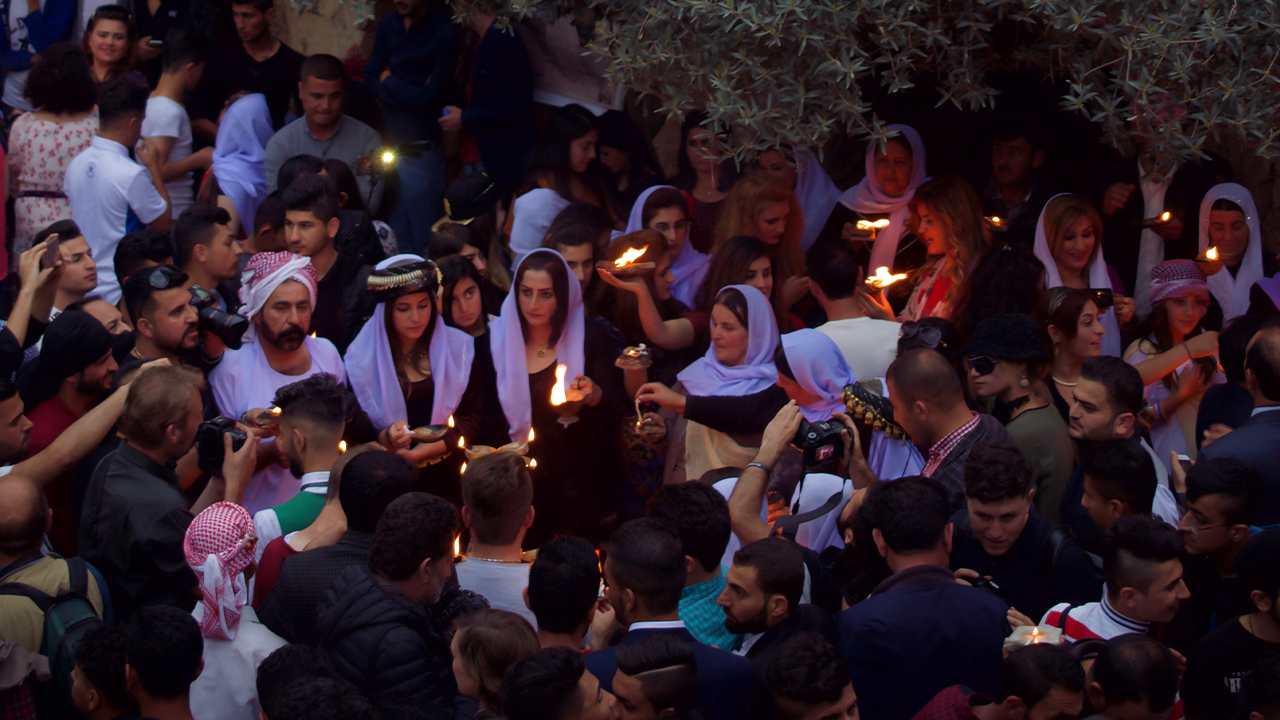 The Yazidis traditional Eida Batzmia celebrations begin