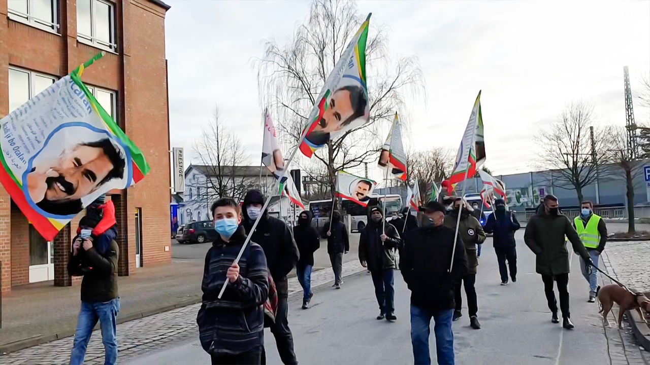 Protests in Europe support hunger strikes in Turkish prisons