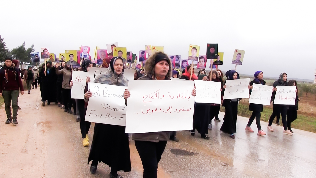 Protests mark third year of Afrin occupation