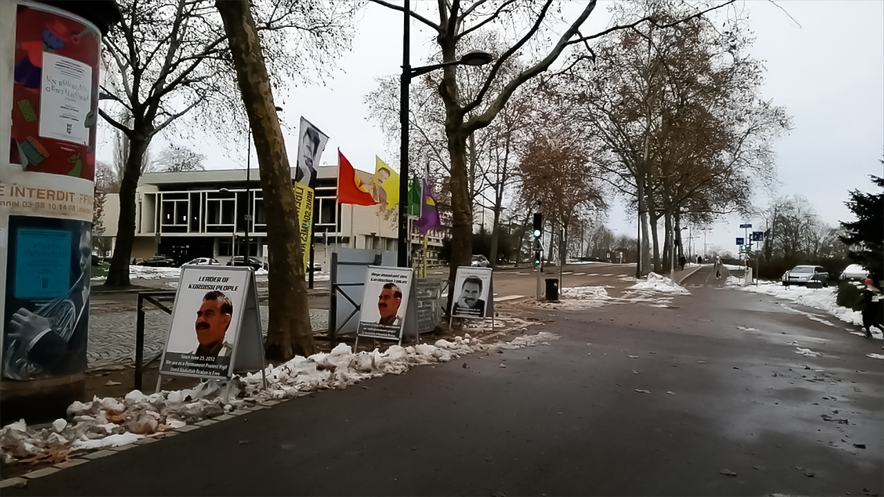 Vigil for Öcalan resumes in front of the Council of Europe’s headquarters