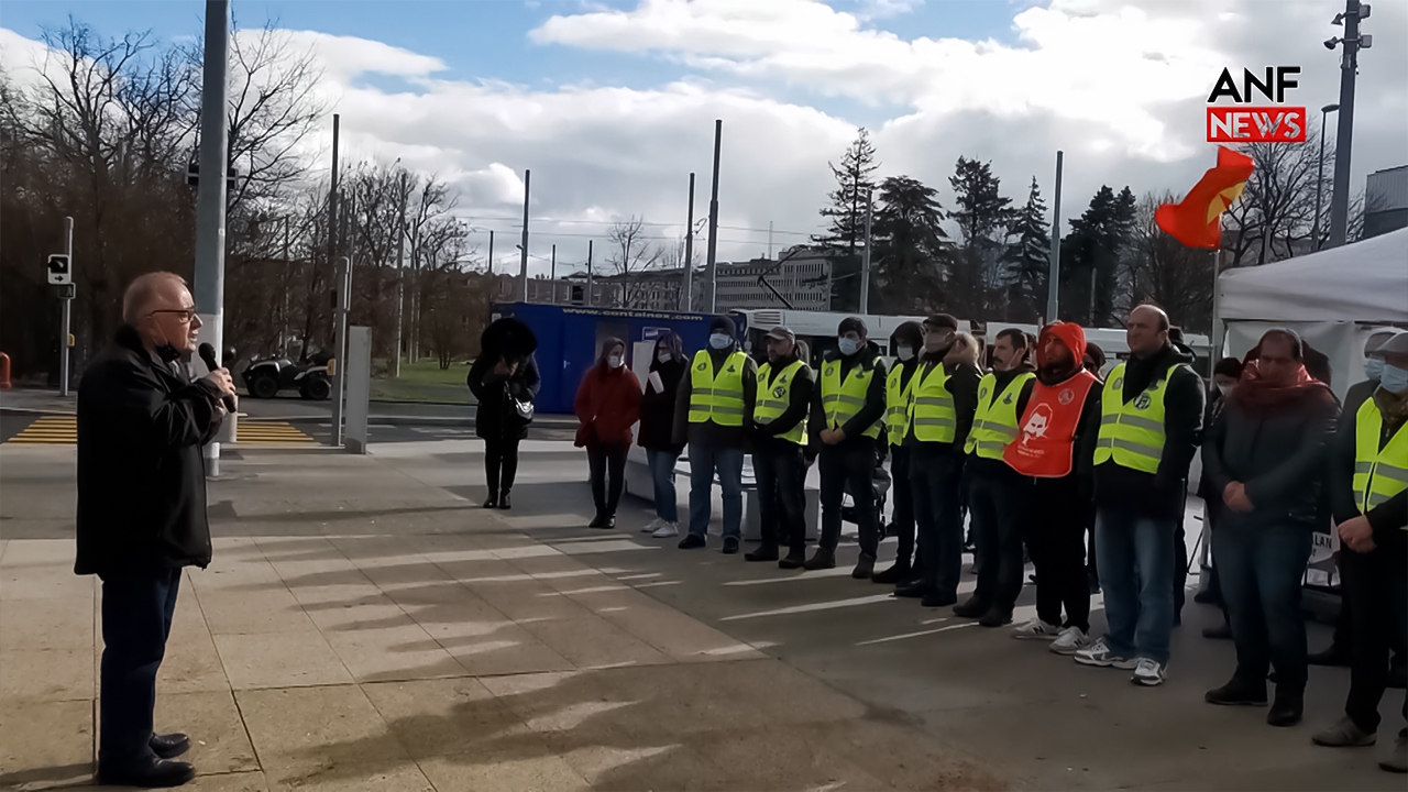 A weekly vigil launches in Geneva to support the hunger strikes