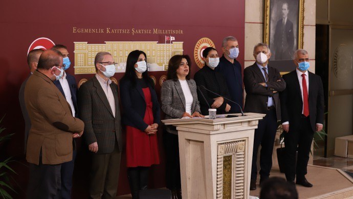 HDP releases statement in the Turkish Parliament for hunger strikes