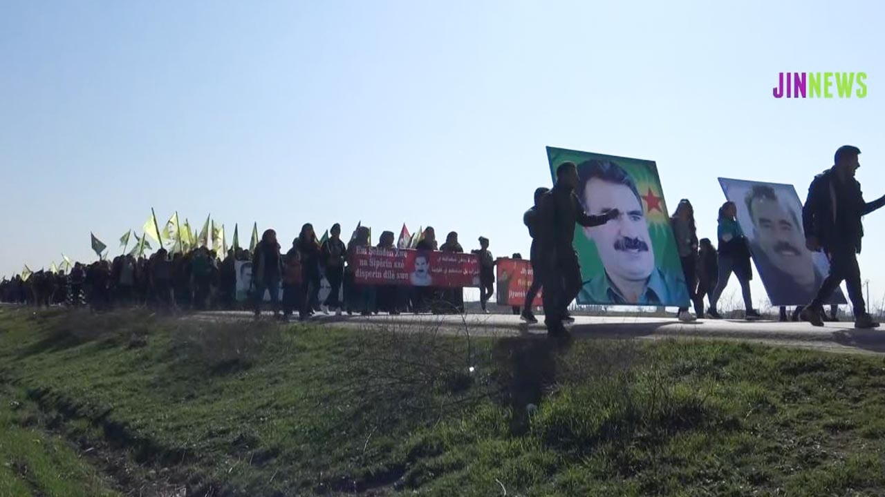 Anniversary of anti-Öcalan conspiracy protested in Kobani