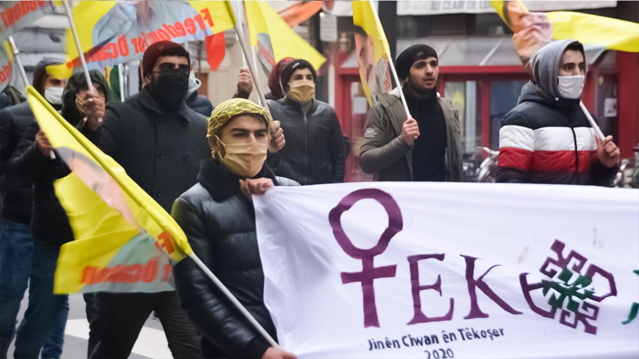 Campaign for freedom for Abdullah Öcalan: Protests in Paris, library on wheels in Lausanne