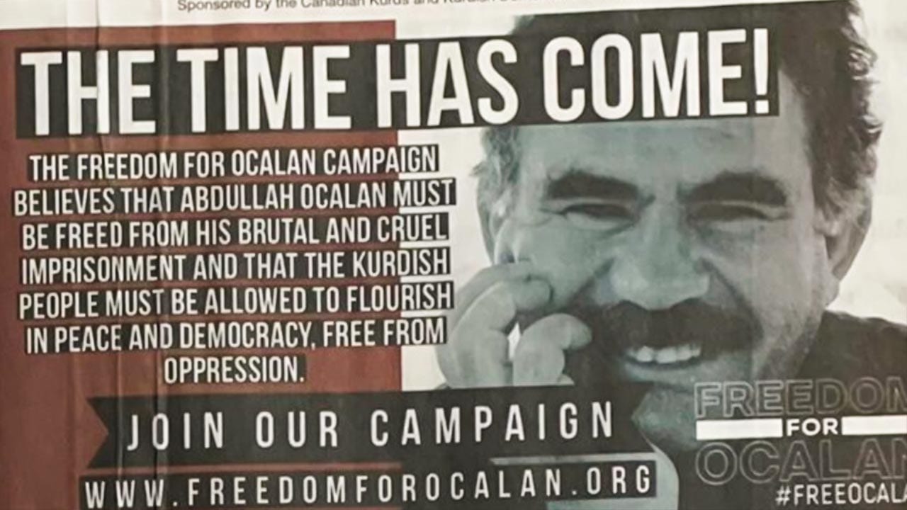 Canadian National Post publishes ‘Freedom for Öcalan’ international campaign