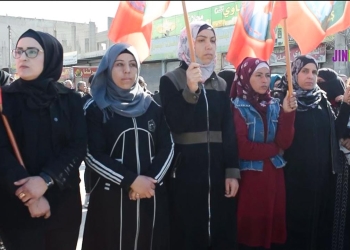 People in North and East Syria stage protests on the anniversary of Abdullah Öcalan’s arrest