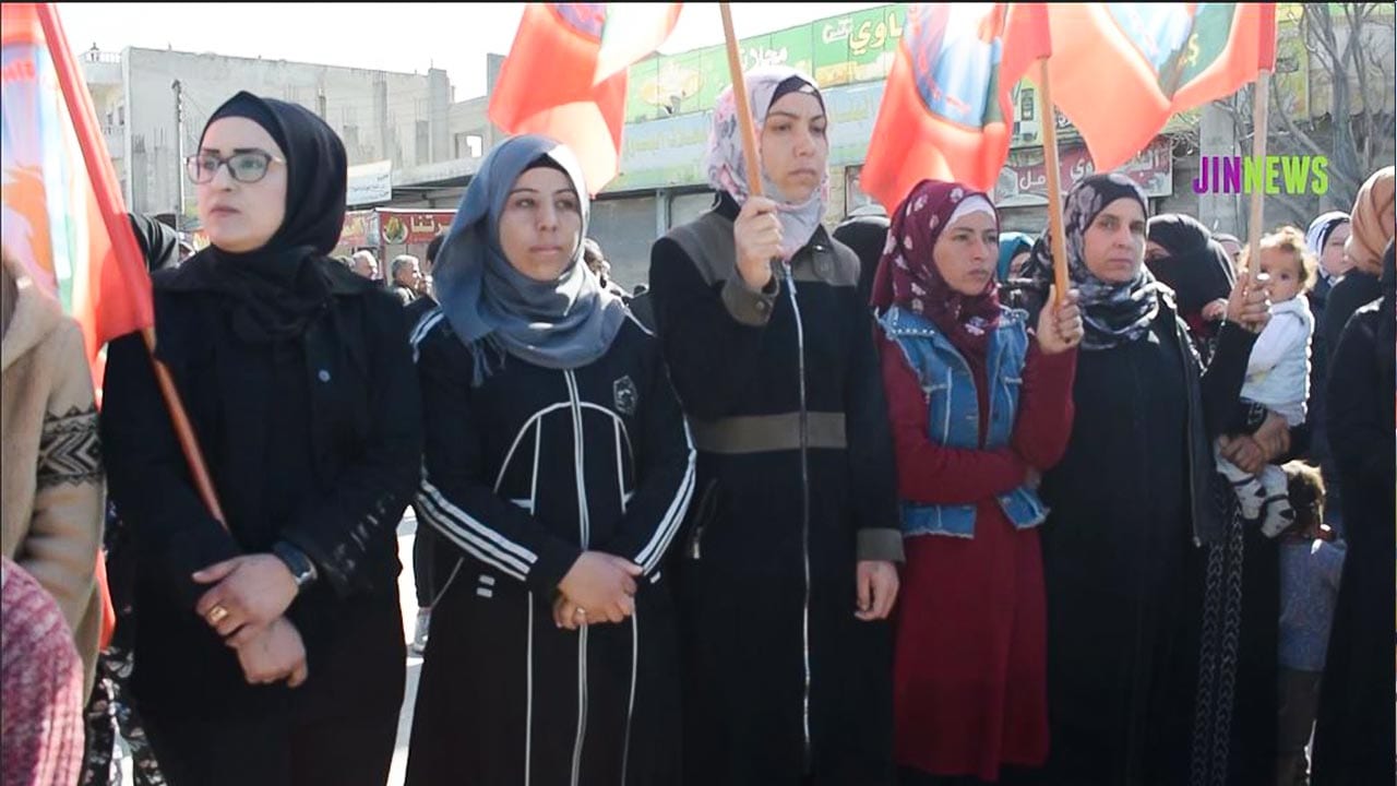 People in North and East Syria stage protests on the anniversary of Abdullah Öcalan’s arrest