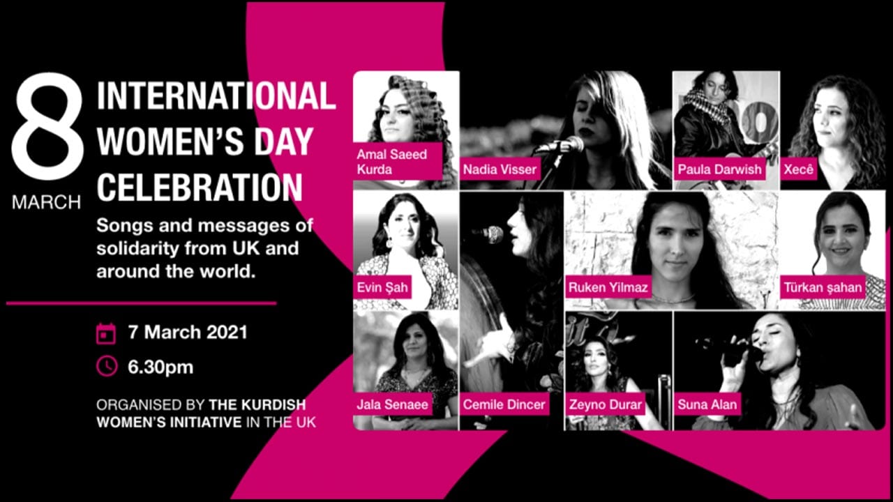 Kurdish Women’s Initiative in the UK announced 8 March calendar