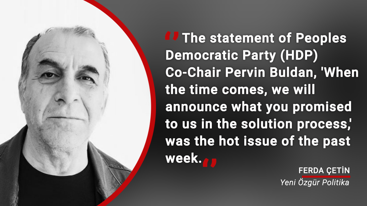 Is the problem HDP Co-chair Pervin Buldan’s speech?