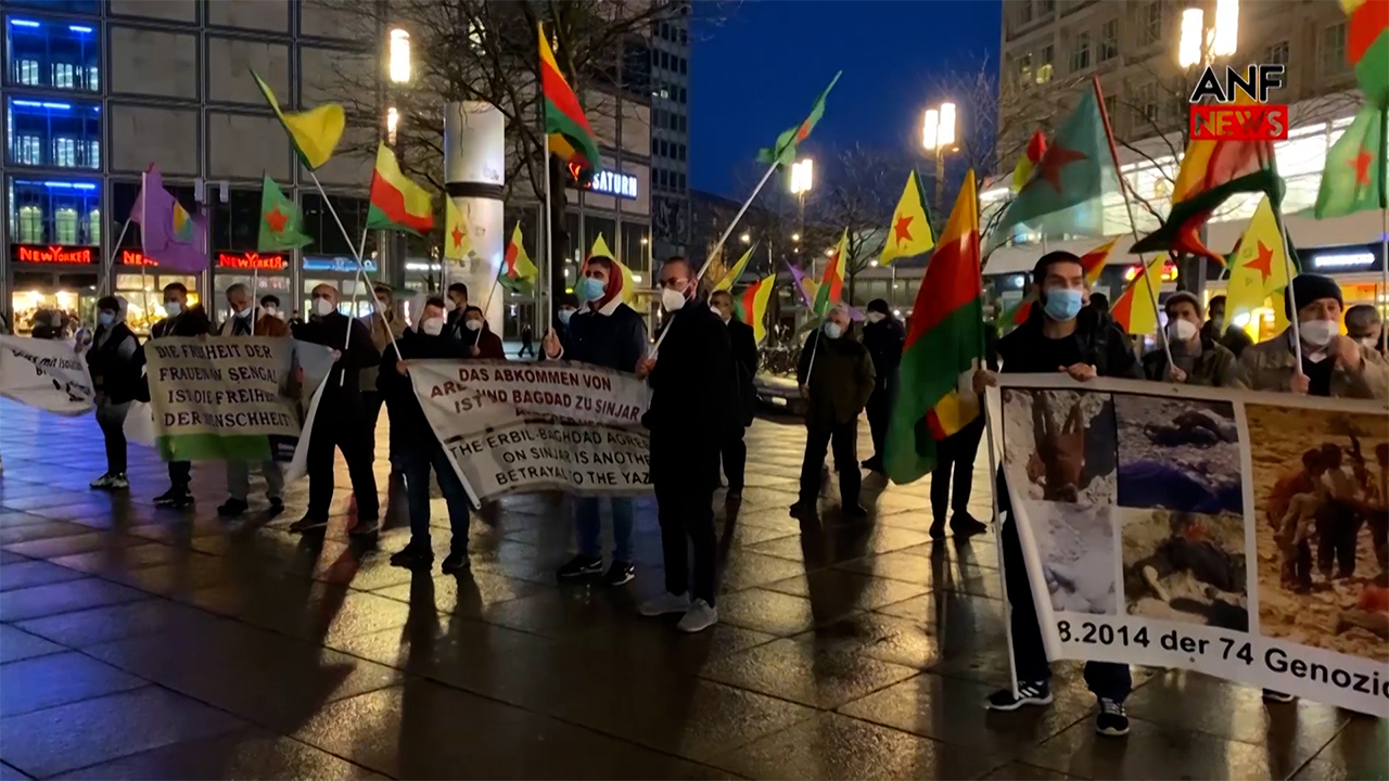 Protests throughout Europe to support the people of Sinjar