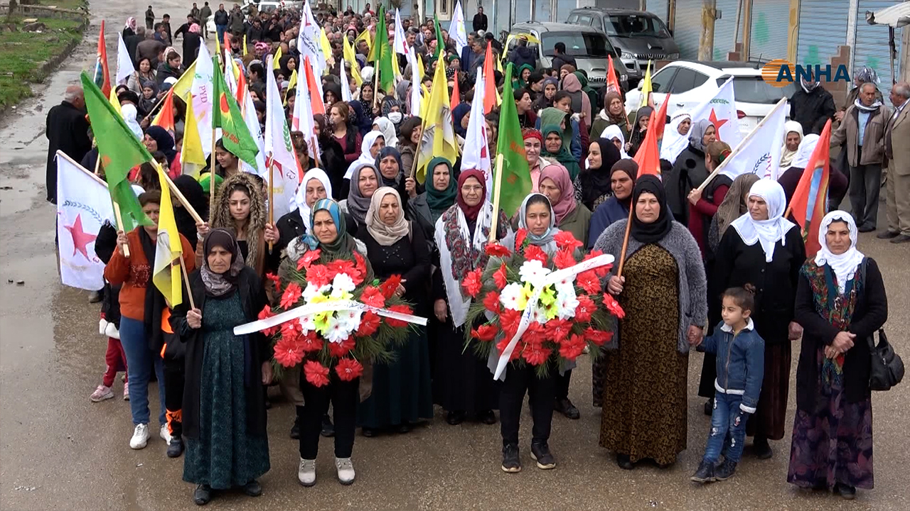 Commemoration for 12 March uprising in Derik