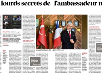 Le Journal du Dimanche publishes report that questions Turkey’s ambassador’s role in Paris assassinations