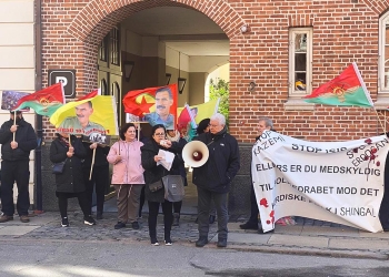 Protests in Germany and Denmark support the Yazidi people of Sinjar
