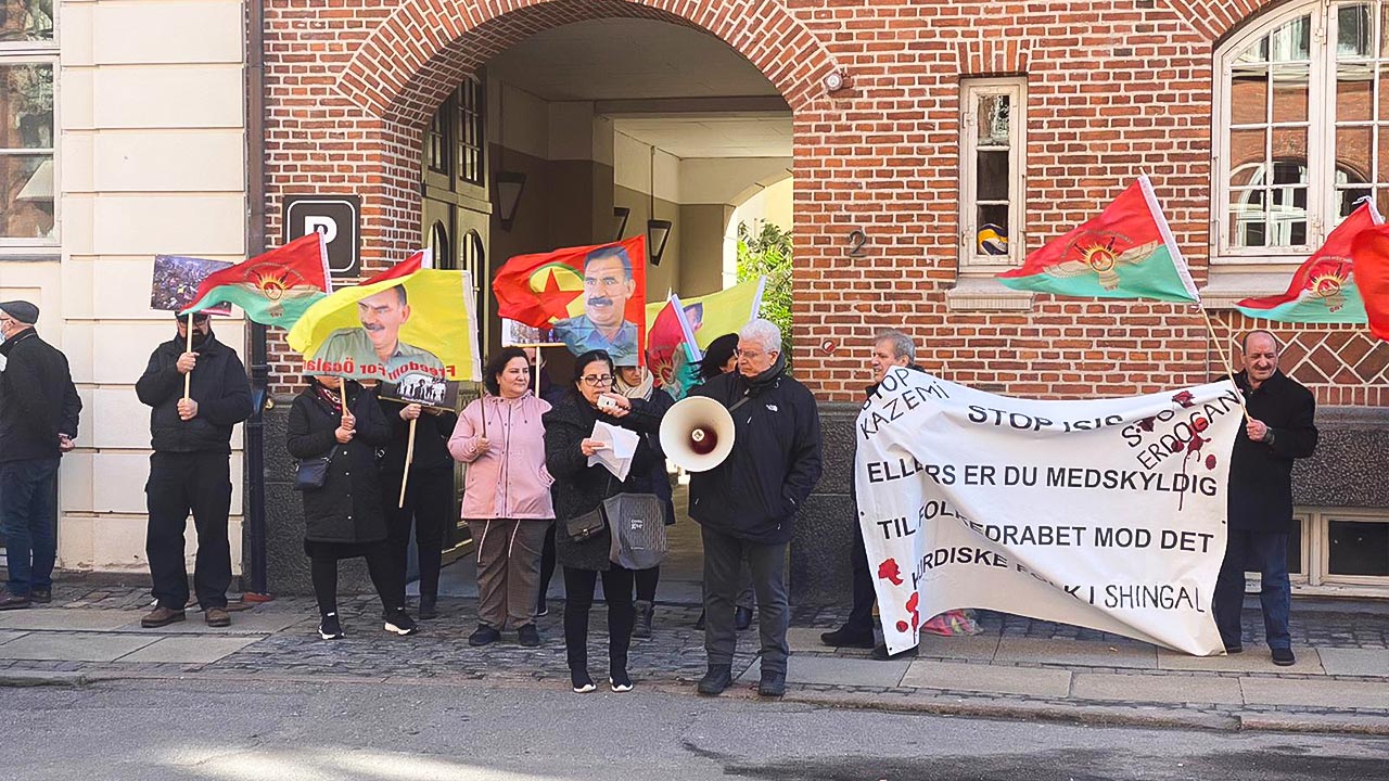 Protests in Germany and Denmark support the Yazidi people of Sinjar