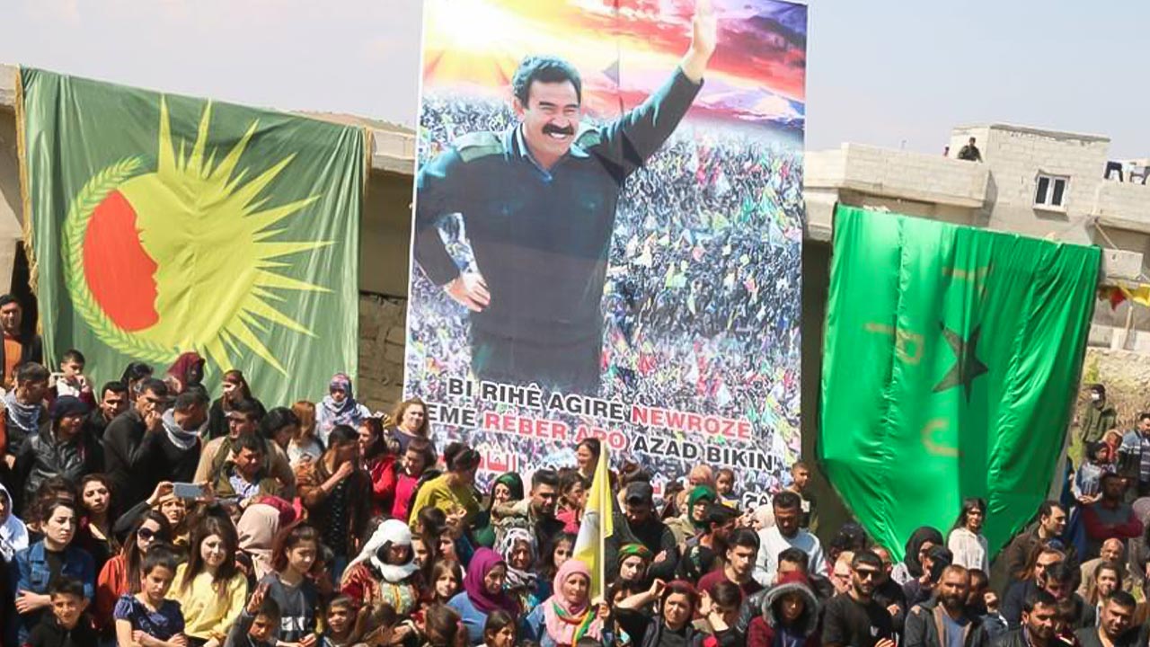 People from Kobani celebrate Öcalan’s 72nd birthday