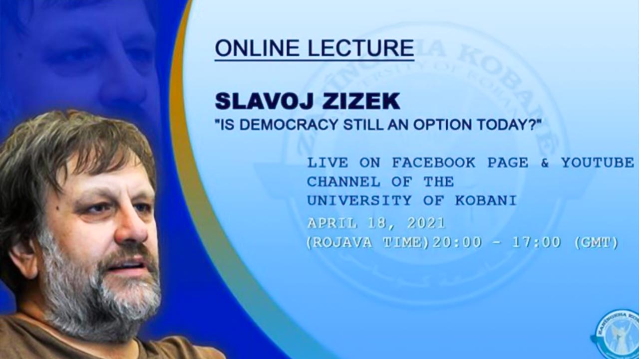 Slavoj Žižek to lecture in Kobani University