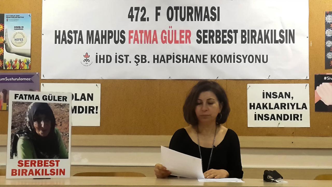 75-year-old woman remains in Turkish prison despite poor health