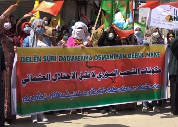 Protests held in Rojava against Turkey’s attacks on Medya Defence Zones