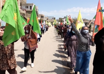Syrian Kurds protest against Turkey’s cross-border operations
