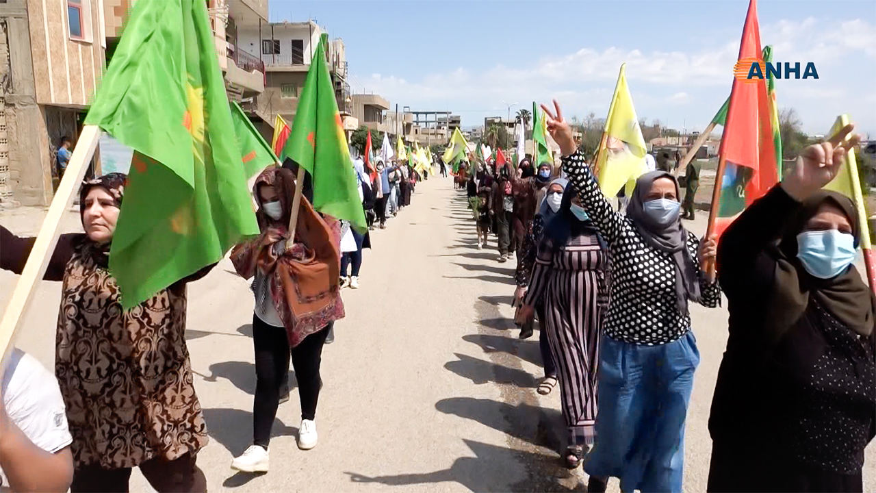 Syrian Kurds protest against Turkey’s cross-border operations
