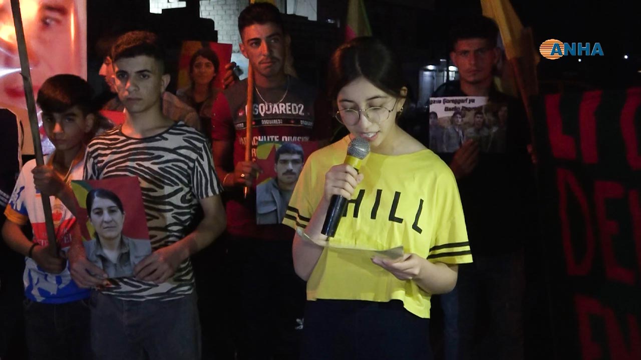 Young Kurds in Syria protest Turkey’s assault on PKK forces