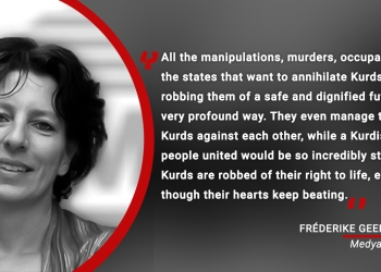 The Kurds are robbed of their right to life while their hearts keep beating