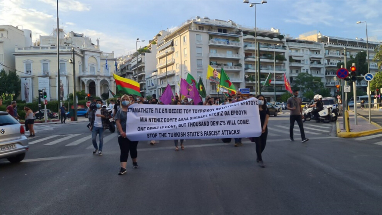 Protests in Switzerland, France and Greece over Deniz Poyraz’s murder