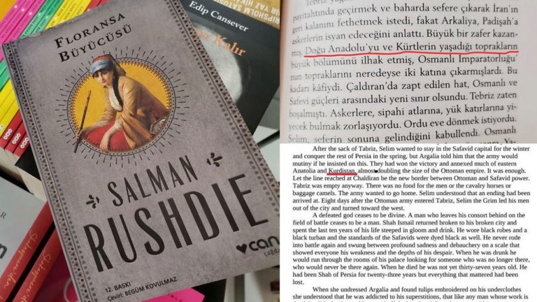 Coelho and Rushdie censored in Turkey: the word ‘Kurdistan’ removed from Turkish editions of their novels…
