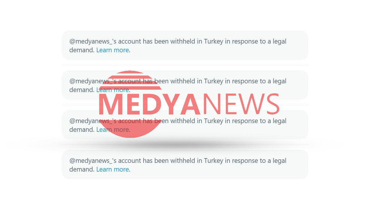 Medya News’ Twitter account blocked in Turkey