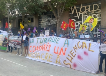 Kurdish groups and USCIRF alone in protesting against Turkish airstrike in Sinjar