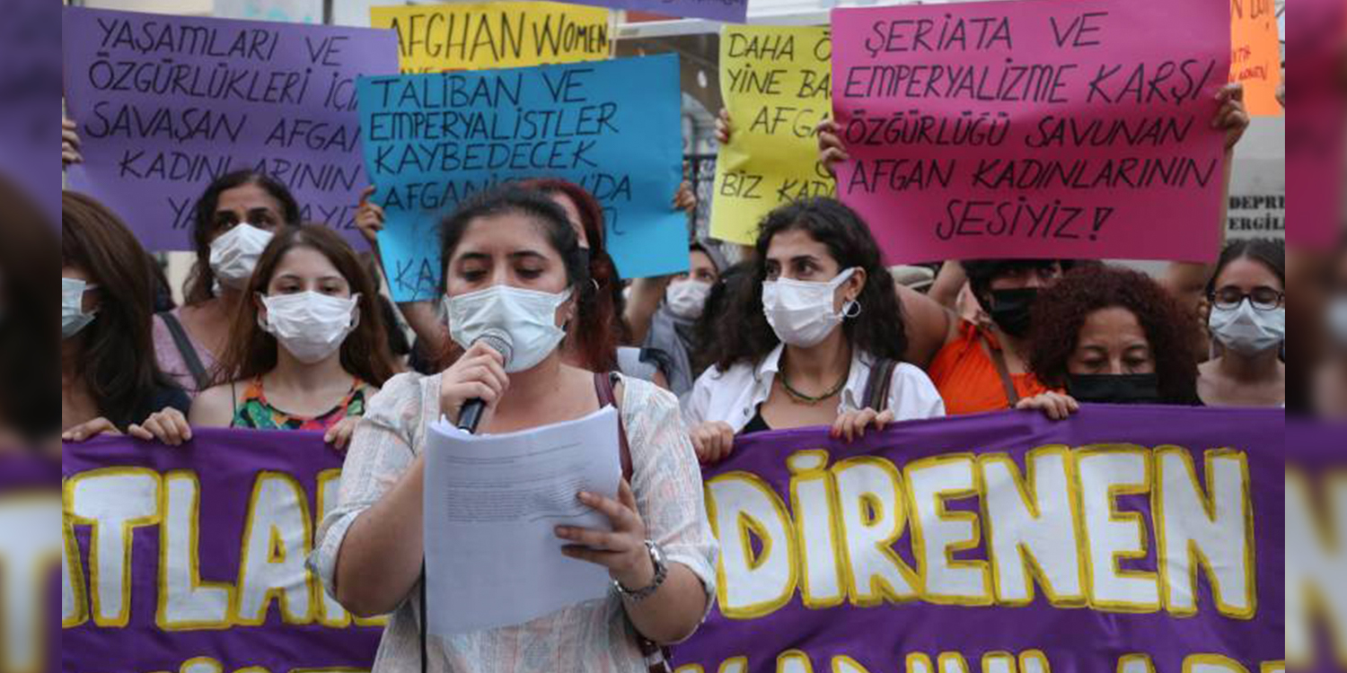 Women in Turkey call on Erdogan: Do not negotiate with Taliban