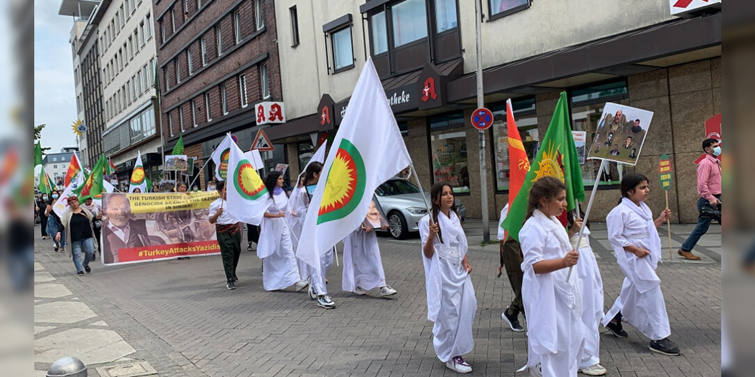 Protests continue across Europe against Turkey’s attacks on Sinjar
