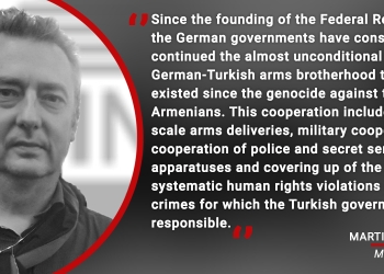 Why does the German government support the wars of the Erdogan regime, which violate international law?