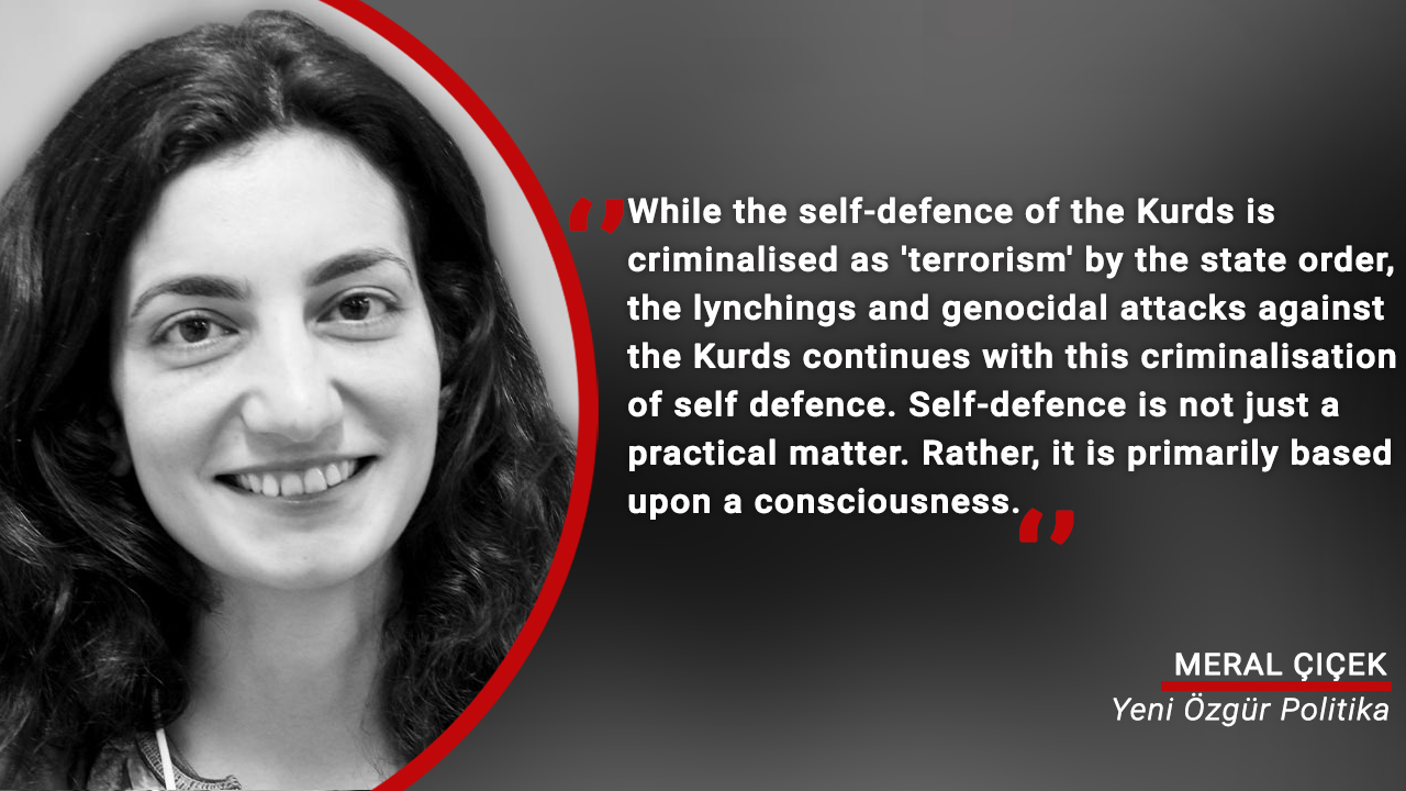 In ideological defence of the principle of self defence