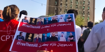 Iraqi Kurdistan: Call for mass solidarity action for imprisoned Behdinan activists on death fast