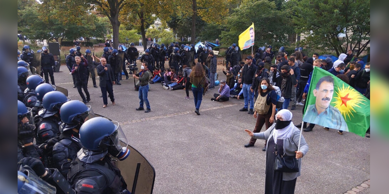 France: Police attack activists in Strasbourg demanding freedom for imprisoned Kurdish leader Abdullah Öcalan