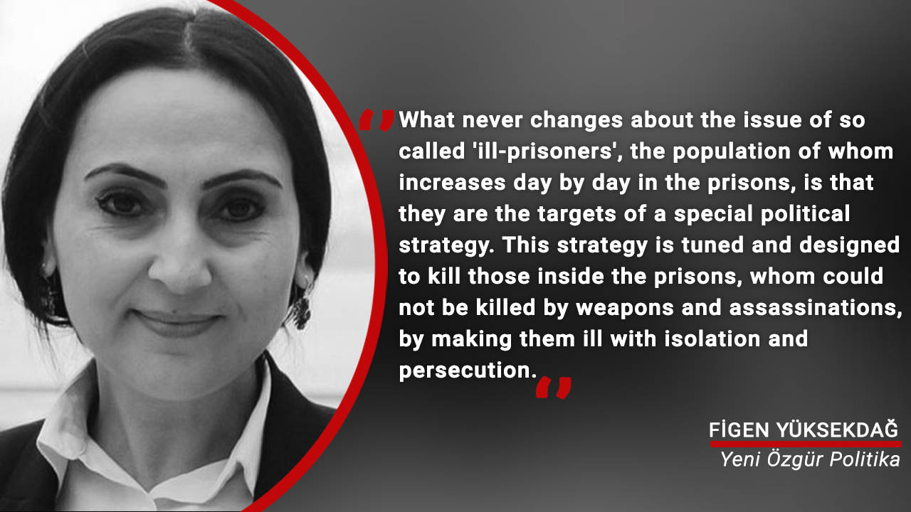 Political assassinations, ill prisoners and Aysel Tuğluk coping with Alzheimer’s