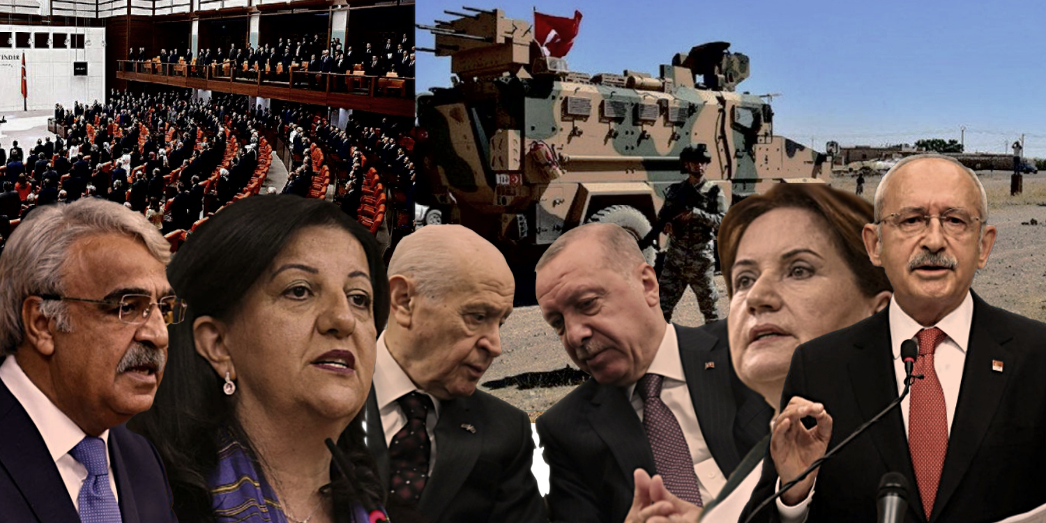 What is happening in Ankara on eve of war motion on Syria and Iraq?